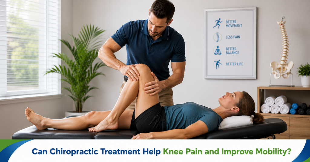 Chiropractic treatment for knee pain and mobility